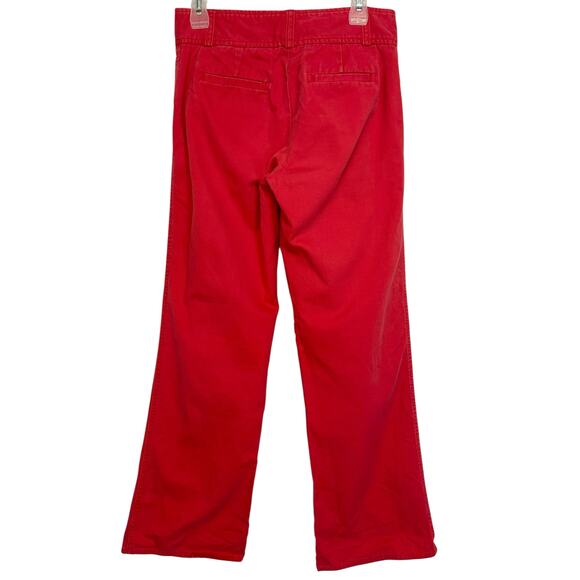 Vintage Y2K J. Crew Favorite Fit Bootcut Jeans Red Mid-Rise 68370 Size 2 - Picture 5 of 9